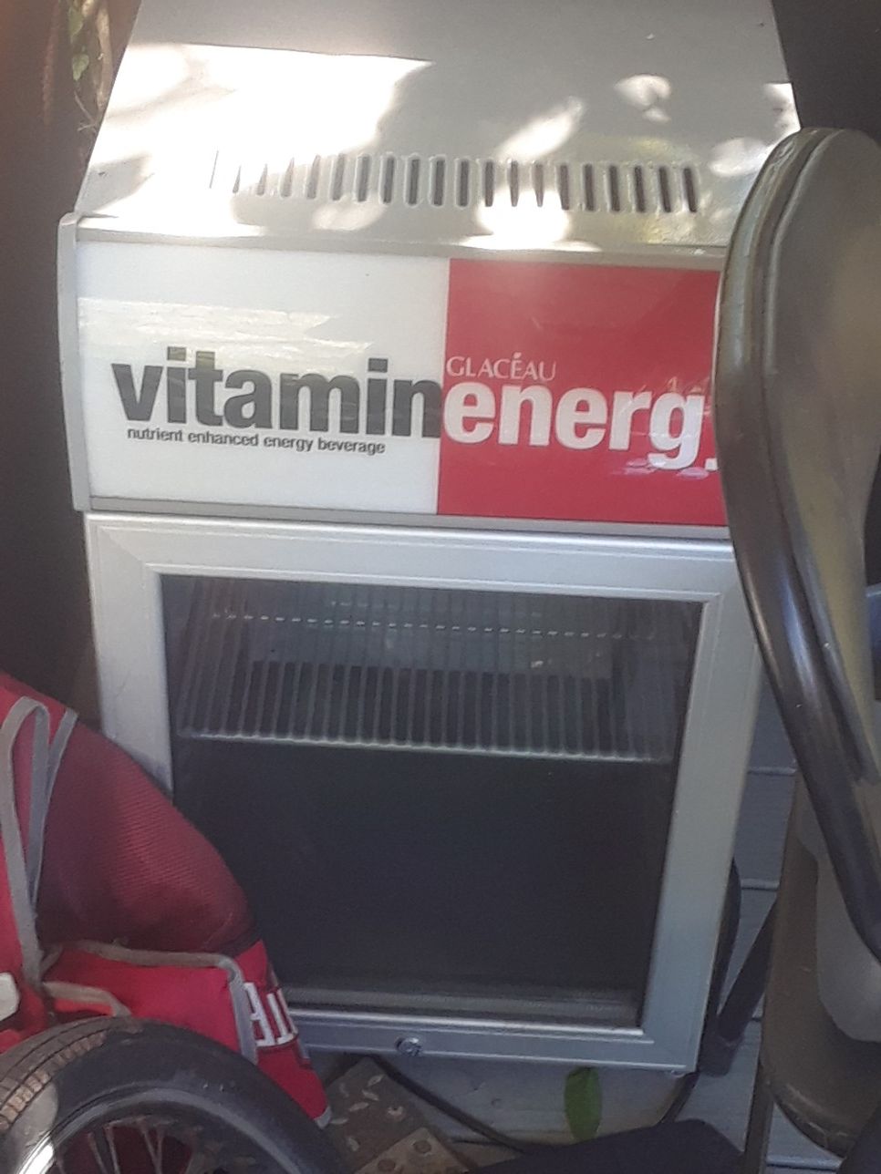 Vitamin energy mini fridge cooler