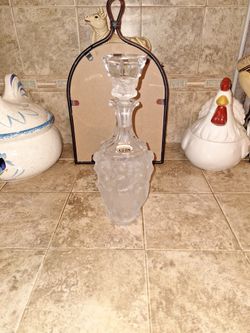 Vintage Crystal For Liquor