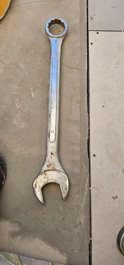 Pittsburgh brand 2-inch combination wrench.