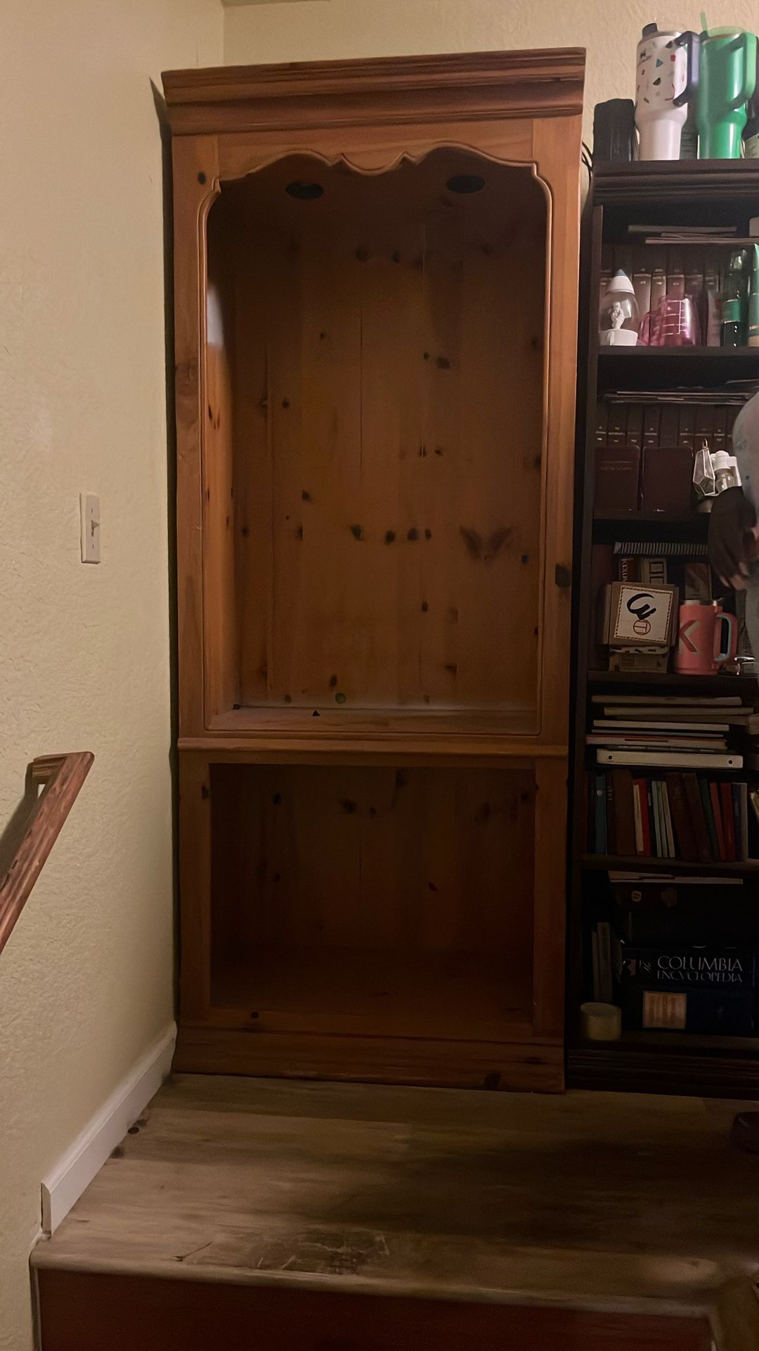 Book Case /wood Pantry.
