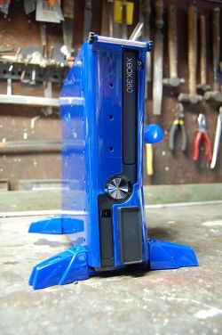 Calibur11 Licensed Vault : Xbox 360 Case Base Model Blue and Red - Brand New Gaming