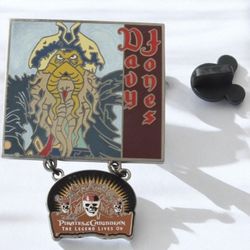 Disney Pirates Of The Caribbean, Davy Jones The Legend Lives On, Dangle Pin LE