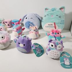 Squishmallows Plush Stuffed Lot 
