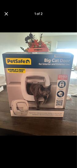 Brand new cat door