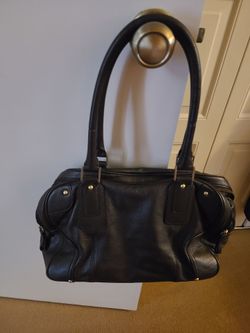 Talbott black leather purse