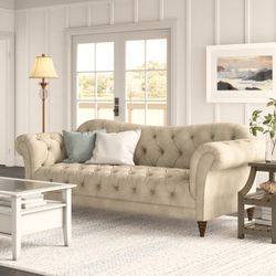 Elegant sofa set: large sofa, loveseat, chaise