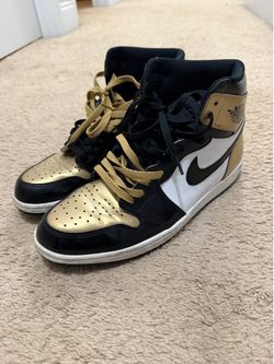 Nike Air Jordan 1 Retro High "Gold Toe"- 11.5