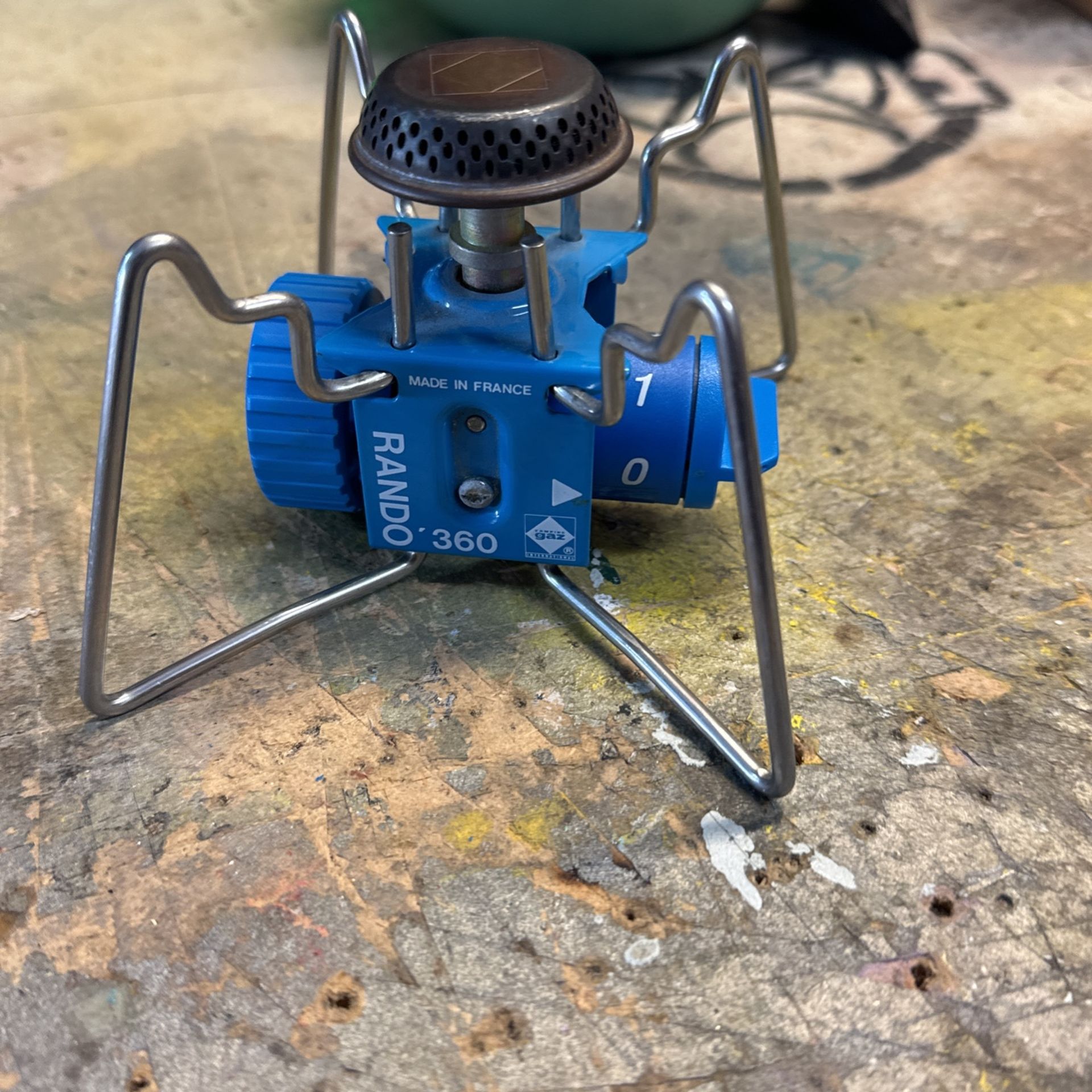 3500W Poêle Portable en Métal Four à Gaz Split de Camping Brûleur