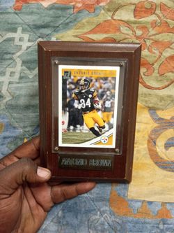 Antonio Brown framed card