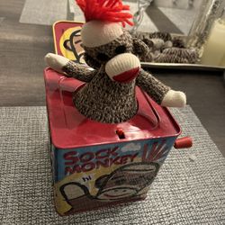 Jack N The Box Sock Monkey