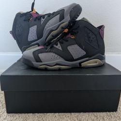 Air Jordan 6 Retro (GS) Black/Bordeaux Size 7Y