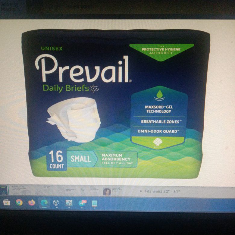 Prevail  Diapers Youth Size Small 