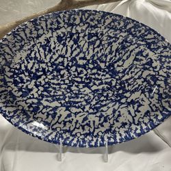Vintage Spongeware Platter