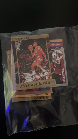 Michael Jordan NBA Hoops Slam Dunk Trading Card