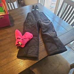 Child Snow coverall And Gloves