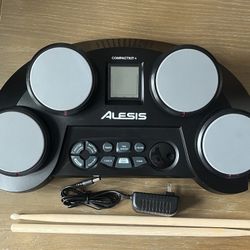 Alesis CompactKit 4 Electronic Drum Set – Complete  $50 