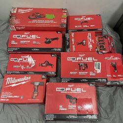 Milwaukee Tools M18 M12 Grinder Impact Gun Belt Sander16 Gauge Nibbler Read Below 