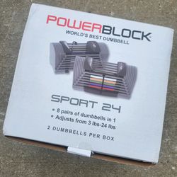 Powerblock Sport 24 Adjustable Dumbbells