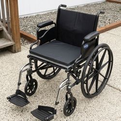 Invacare Wheelchair SX5 Folding Flip Back Arms Black