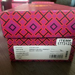 Tory Burch Flats New With Box And Dust bag 6.5