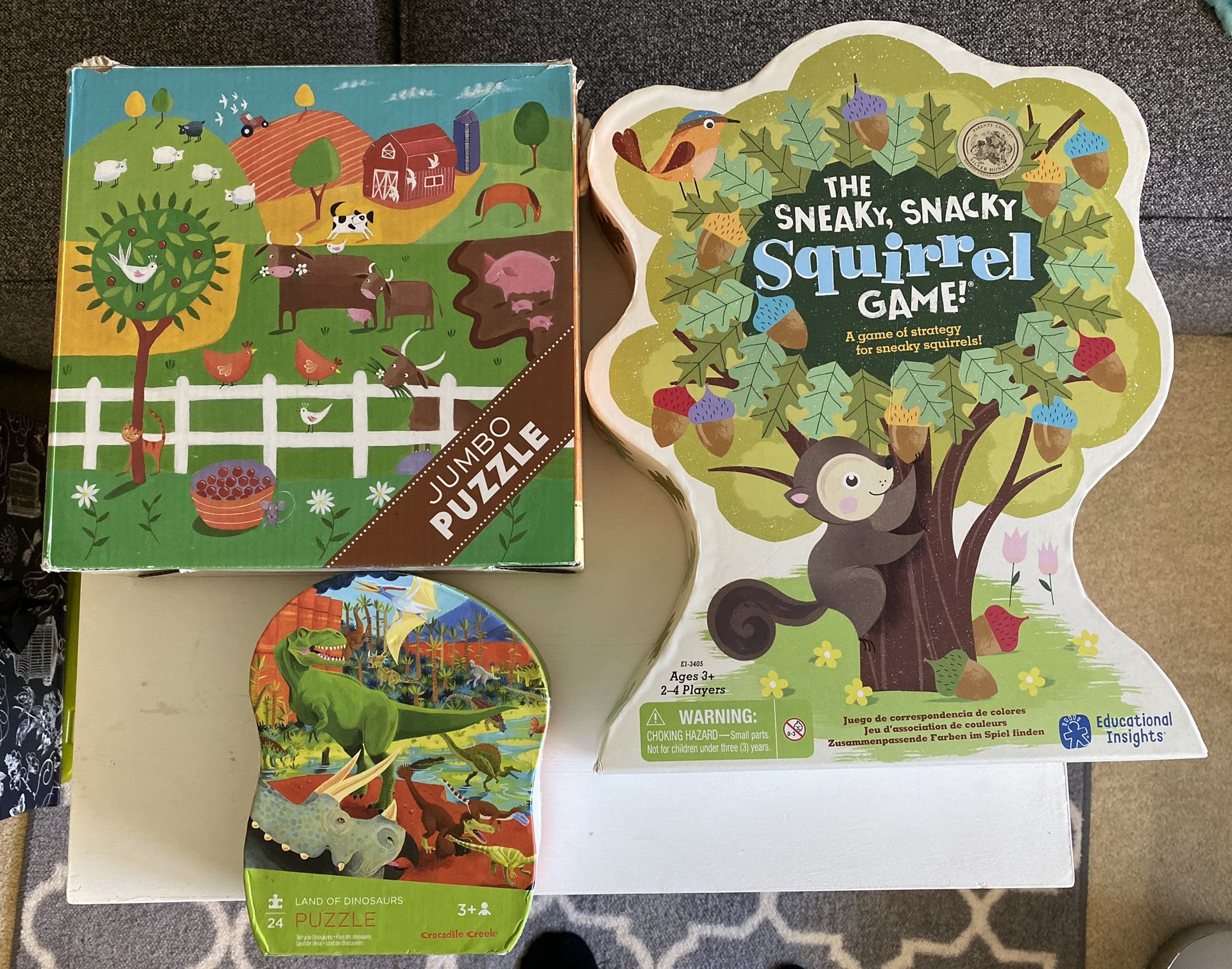 Toddler game and puzzles