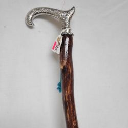NEW HANDMADE WOOD CANE  36in