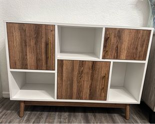 3-Door Sideboard w/Storage Compartments, Modern Standing, Cabinet, Buffet ,TV Stand