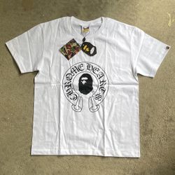 Bape shirt Bape X Chrome size medium brand new 