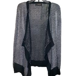 S-Twelve Open/draped Cardigan Size large