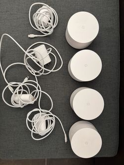 Google Wifi Mesh System (1st Gen) - 4-Pack Bundle