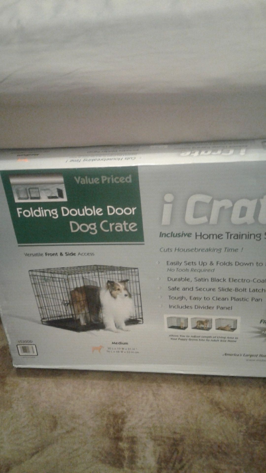 I CRATE folding dog cage medium 1530DD new never opened