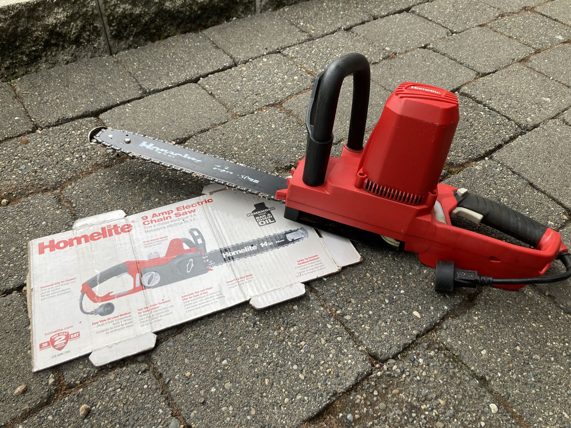 Homelite 14 Inch Electric Chainsaw for Sale in Seattle, WA OfferUp