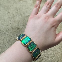 Marble turquoise bracelet