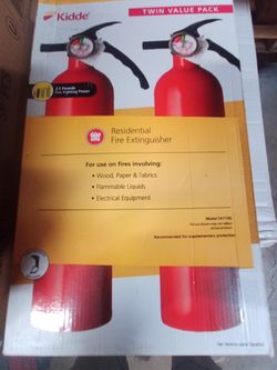 Kidde twin value pack Fire Extinguisher Pair