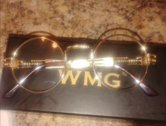 Gold frame styling Glasses