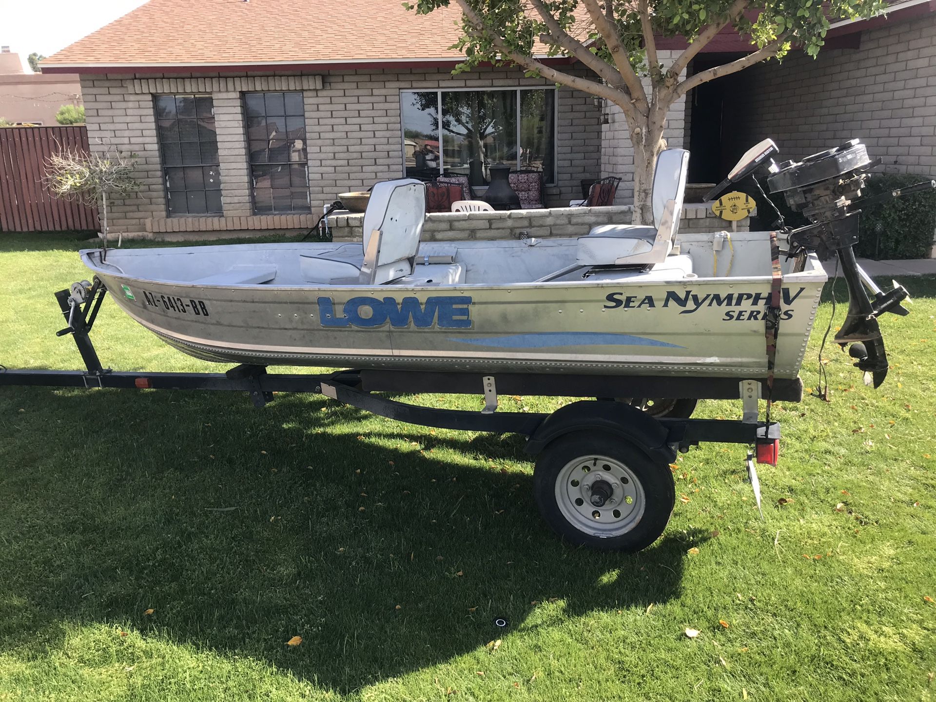 12 foot aluminum lowe boat