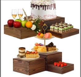 Wooden buffet risers (6 pack)