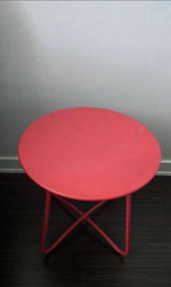 Sturdy Metal Outdoor Side Table