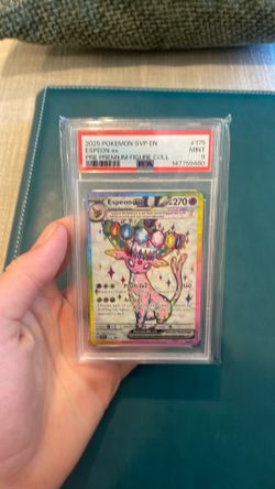 PSA 9 espeon ex promo