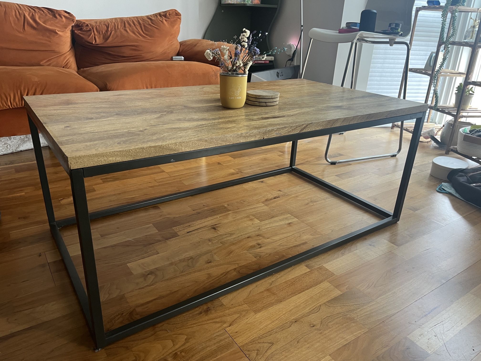 West Elm Wood Coffee Table