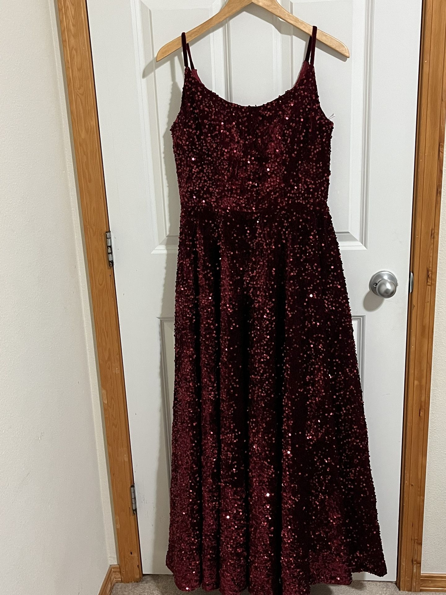 Sequin Red Party Dress