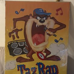 Vintage Warner Bros Taz Poster 