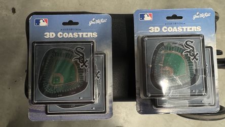 ⚾ Chicago White Sox 3D Stadium Coasters – Brand New (Set of 2)