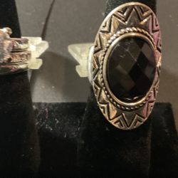 Size(m)silver Rings …all Item Cheaper When Purchase 2 Or More