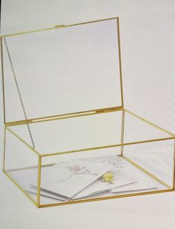 Gold Glass Box 
