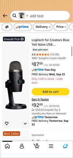 Podcast microphone