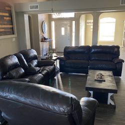 Leather recliner Sofa Set 