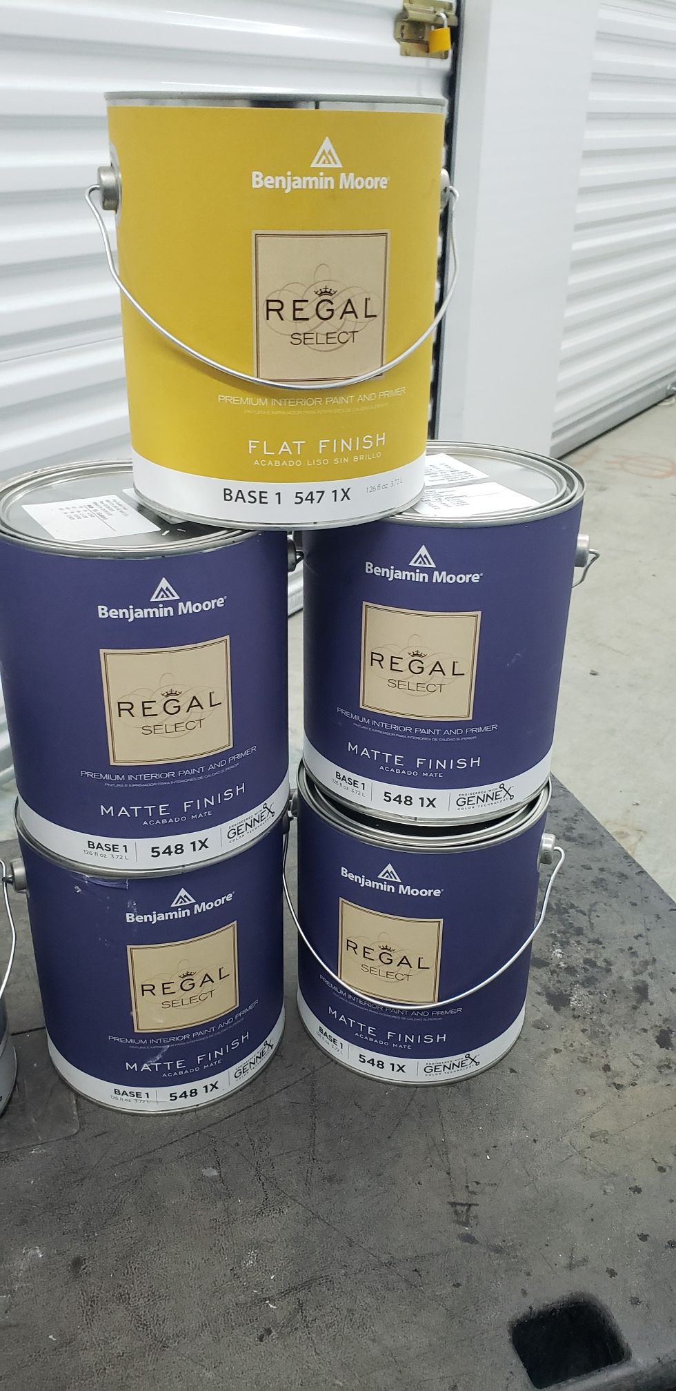 5 gal of regal paint