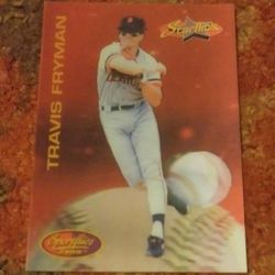 1994 Pinnacle Sportflics #178 Travis Fryman Detroit Tigers Baseball Card Vintage Collectible 