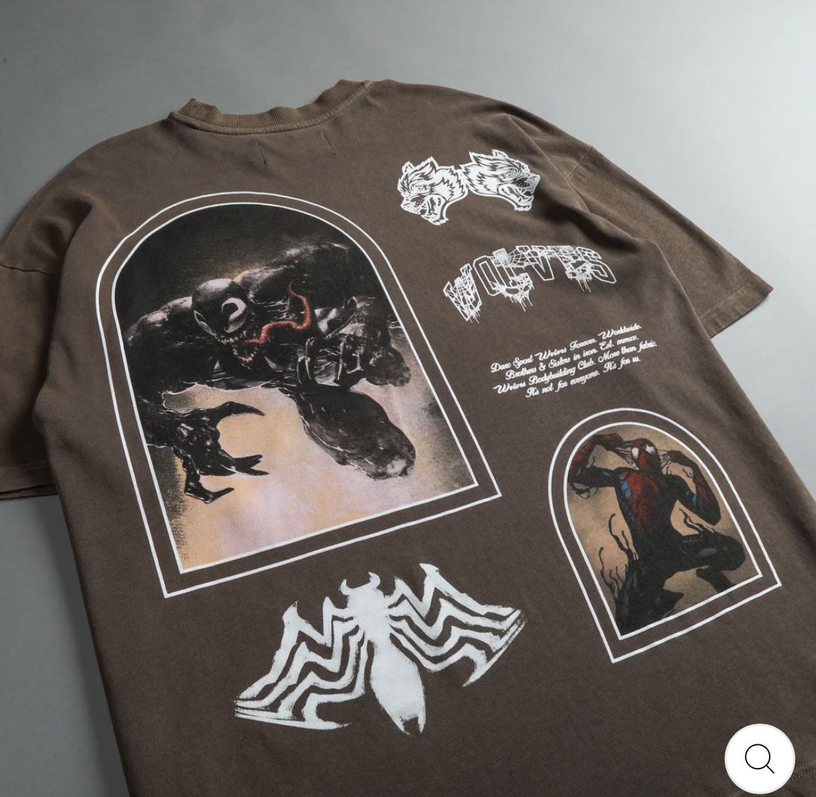 VINTAGE DARC SPORT X MARVELS SPIDER MAN & VENOM “OUR VENOM” SHIRT MEDIUM